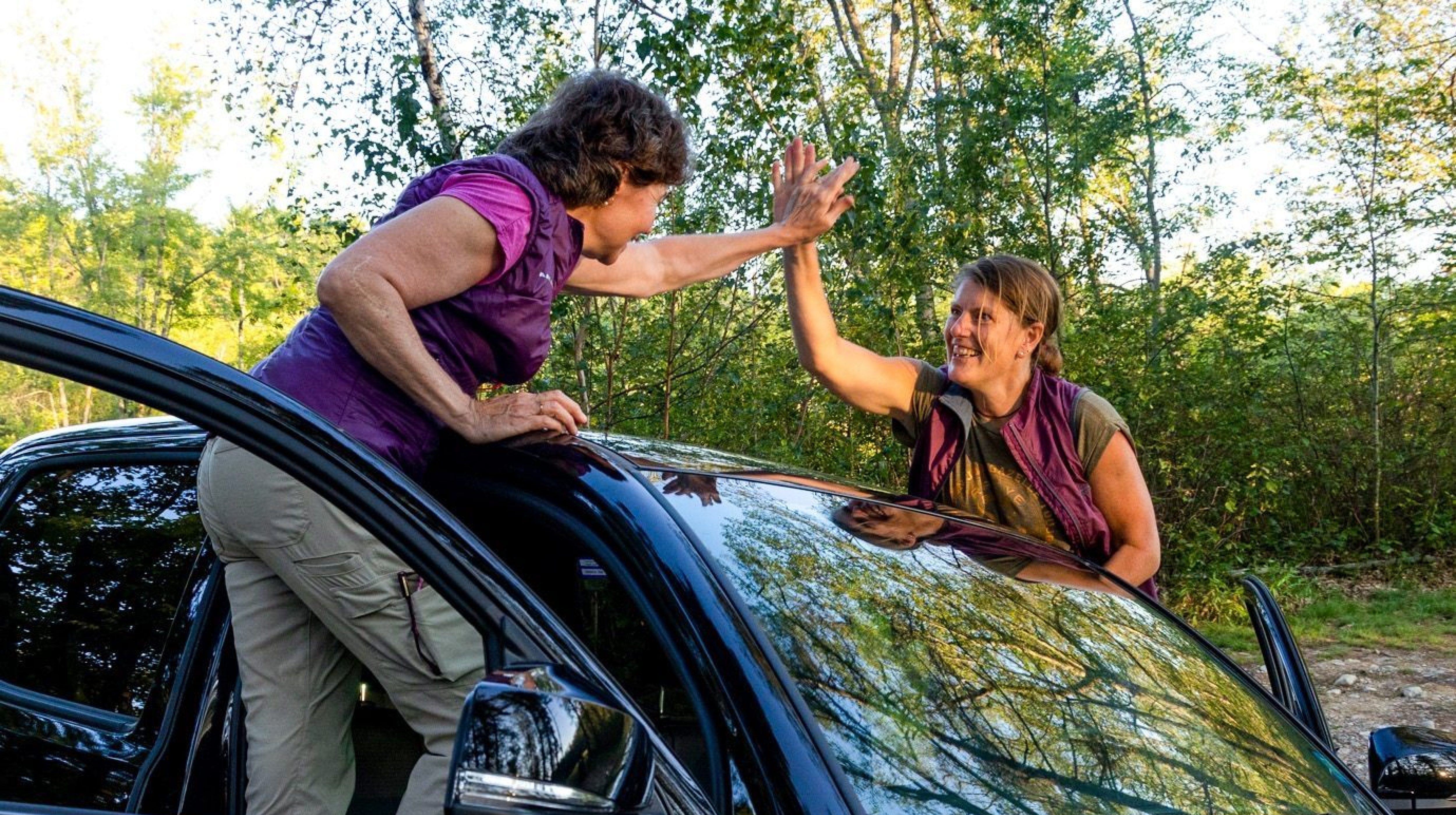 High Five over the top vehicle