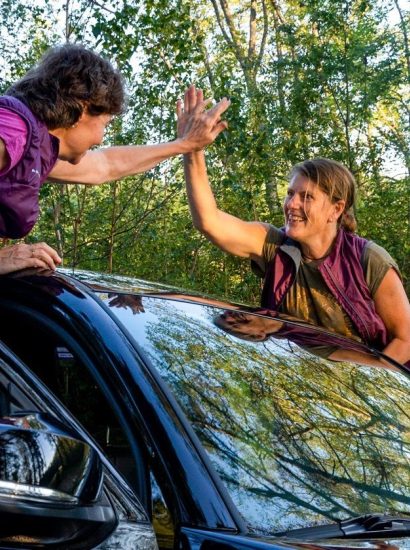 High Five over the top vehicle