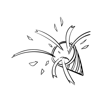 Doodles 0038 party hat