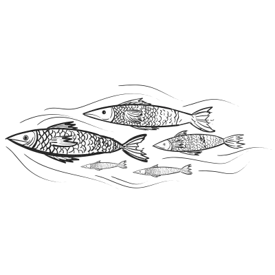 Doodles 0007 fish group