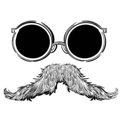 Doodles 0019 hipster stache