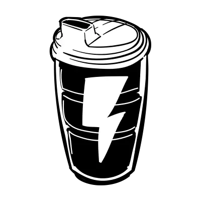 Doodles 0022 coffee bolt